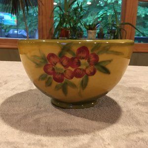 RARE "RED POPPY" BY MICHALEE BOWL